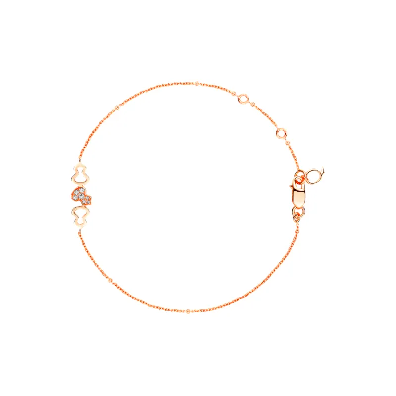 Qeelin 18K Rose Gold Diamonds Bracelets Women's Rose Gold-1