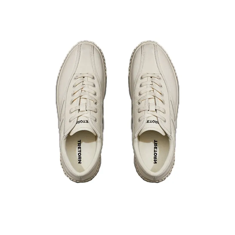 TRETORN Nylite Plus L Anti-Slip Wear-Resistant Low-Top Canvas Shoes Men's White-3
