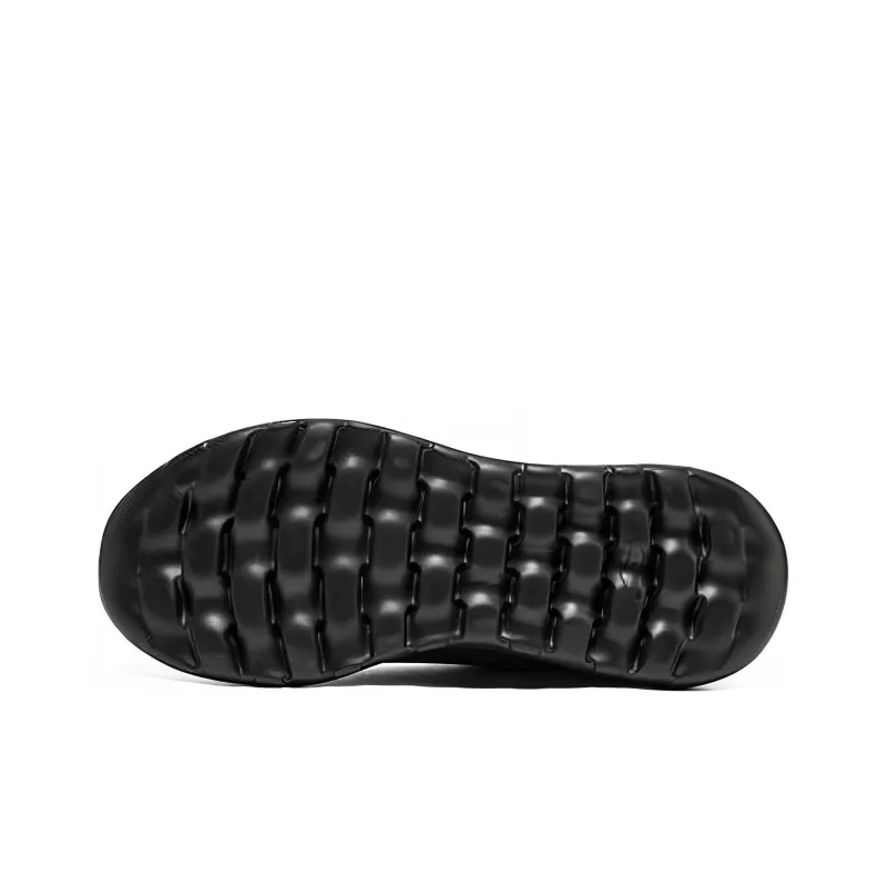 Skechers GO WALK Ma Anti Slip And Wear Resistant Breathable Low Top Casual Shoes Men's Black-4