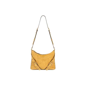 Givenchy Voyou Cow Leather Shoulder Bag, Crossbody Bag Large Size Men's Camel Beige