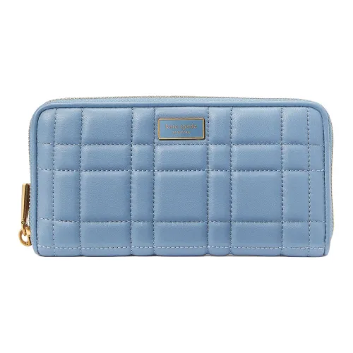 Kate Spade Evelyn Leather Wallet Women's Stingray Blue
