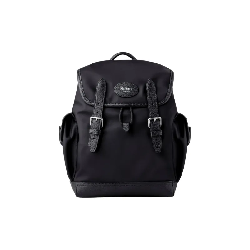 Mulberry Logo appliqué Buckle fastening Backpack-0
