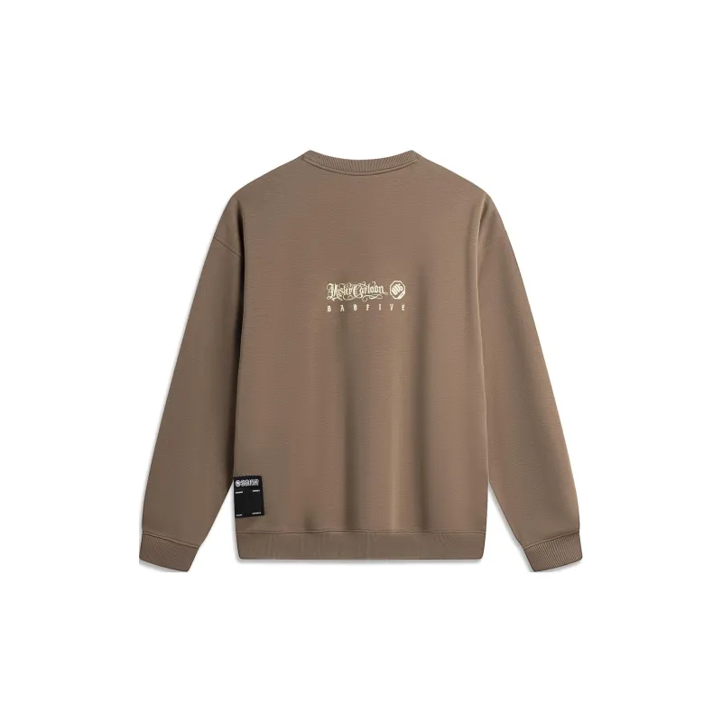 LiNing x MISTER CARTOON Sweatshirt Men's Brown-1