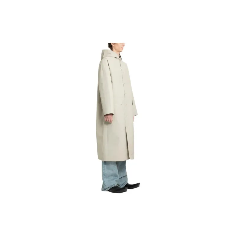 Balenciaga Hooded Trench Coat-1