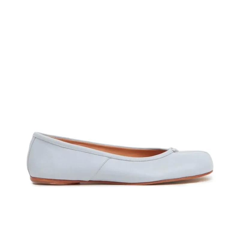 Maison Margiela Tabi Leather Ballerina Shoes-1
