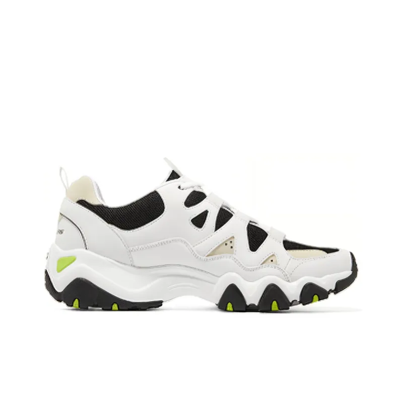 Skechers D'lites 2.0 'White Black Green'-1