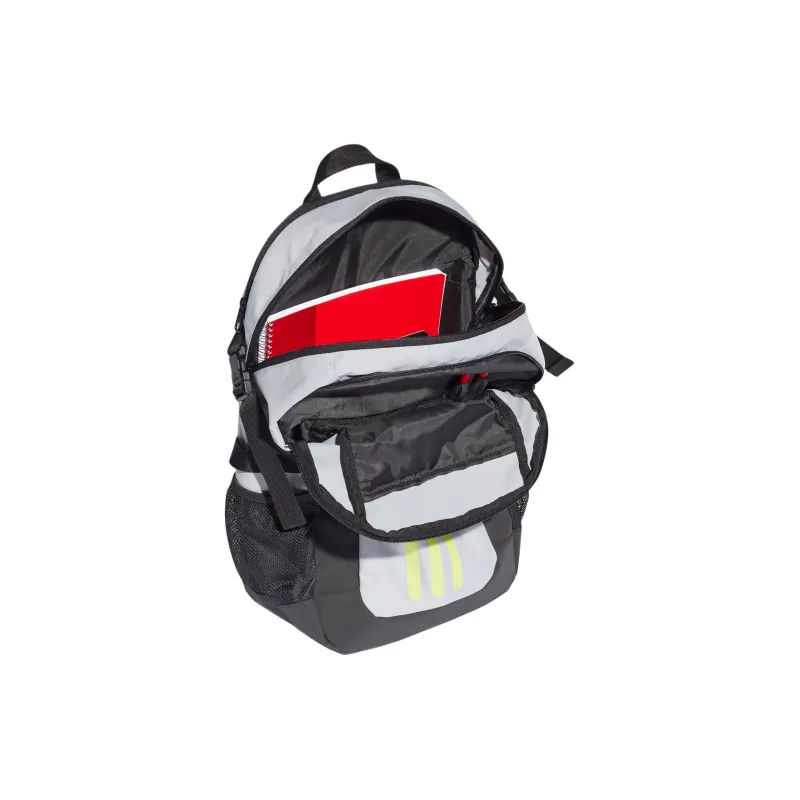 Adidas Recycled Material Polyester Backpack Regular Unisex Light Silver-3