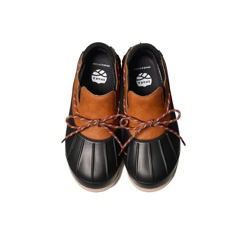 SHAKA SWAMP MOC MT Wear-Resistant Low-Top Casual Shoes Unisex Black Brown-4
