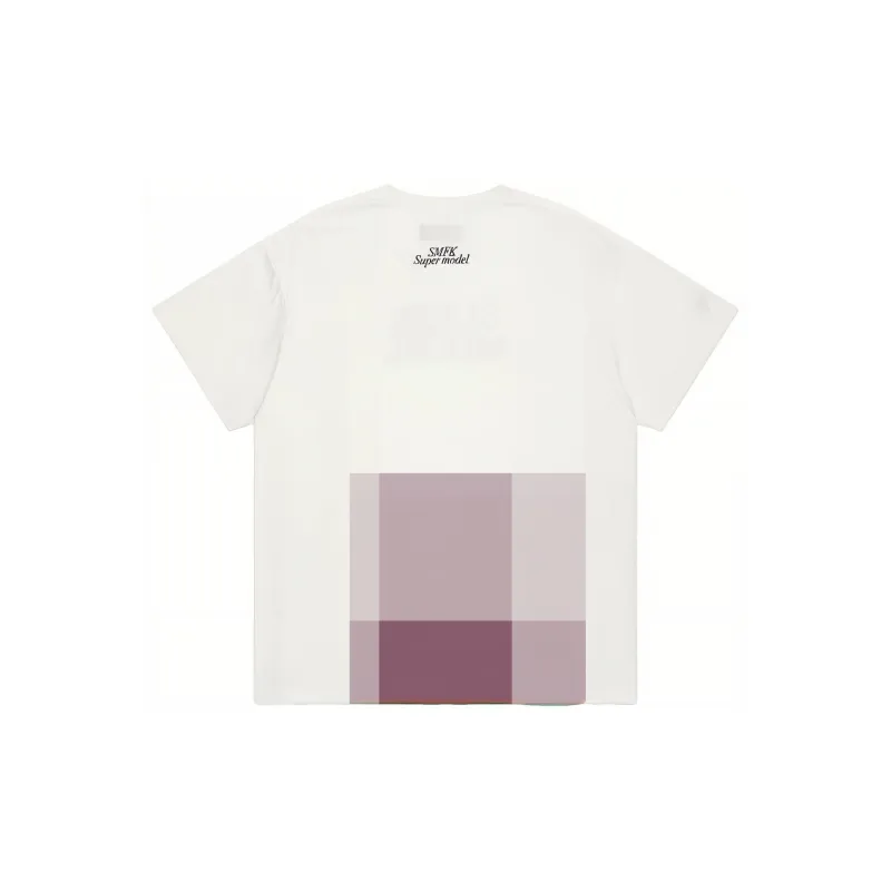 SMFK Drop Shoulder Sleeve T Shirt Women's Sky White-1
