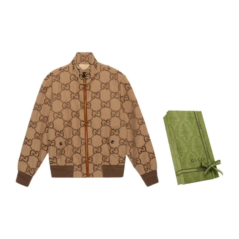 GUCCI Jumbo Gg Canvas Jacket-3