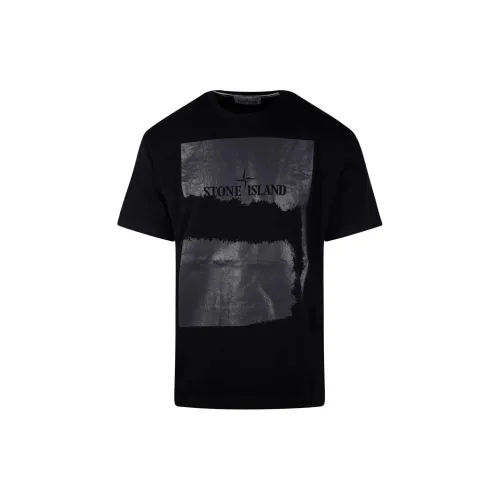 STONE ISLAND T-Shirts Men Black