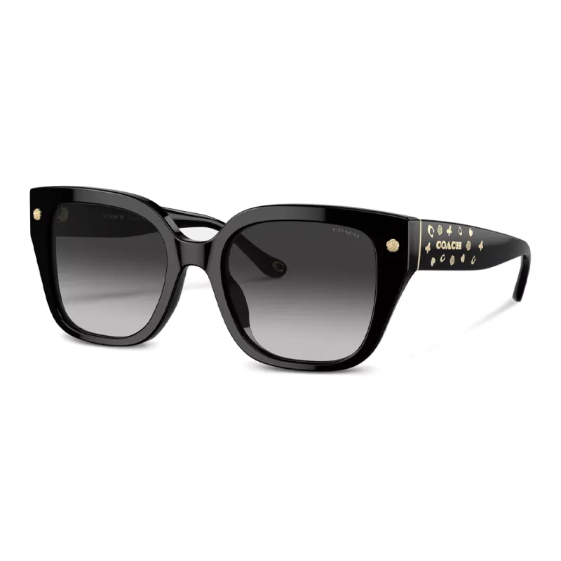 COACH Square Sunglasses Women's Black-0