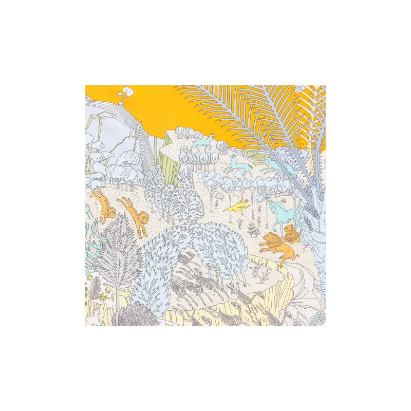 HERMES Carre Silk Scarves Women's-2