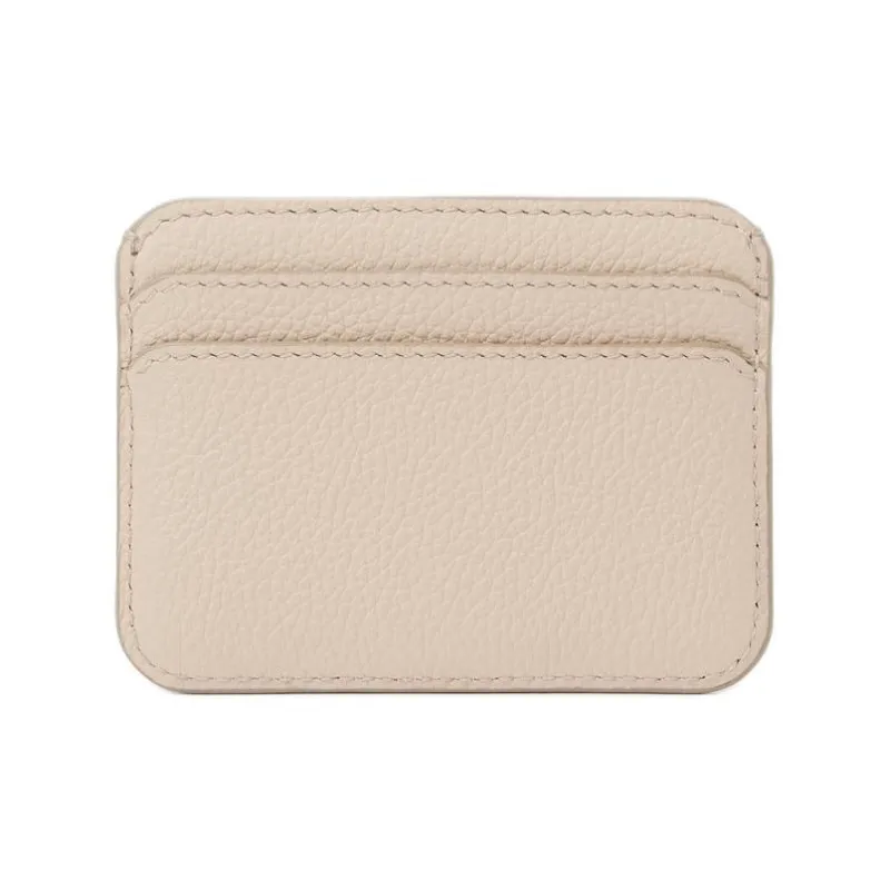 Chloe Marcie Grain Calfskin Card Holder Card Holder Women's Cement Pink-2