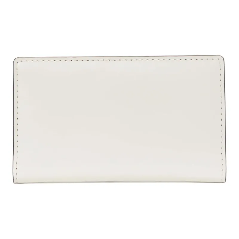 Kate Spade Spazzolato Leather Wallet Small Size Women's Sheepskin In Paper Color-1