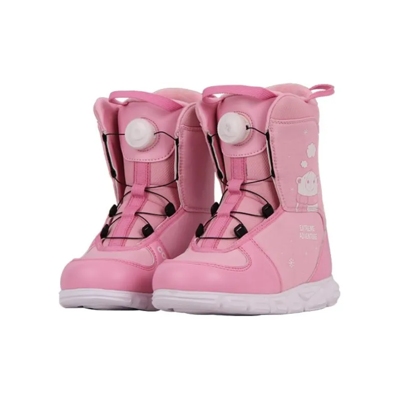 HITABAY Single Snowboard Ski Boots Kids'-5