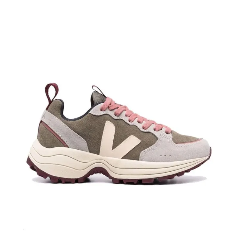 VEJA Women's Venturi Suede 'Khaki'-1