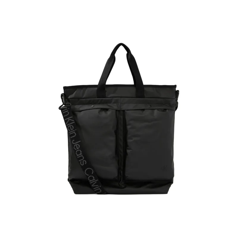 CALVIN KLEIN Polyester Shoulder Bag Crossbody Bag Handbag Men's Black-0