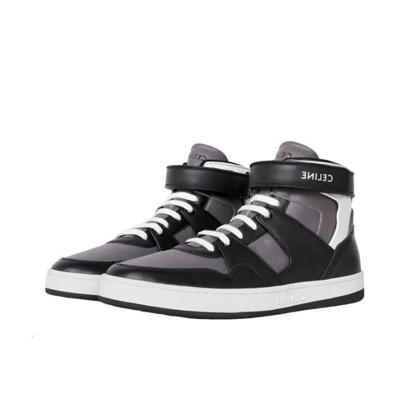 CELINE Stylish Skateboarding Shoes Men's Black Gray Color-2