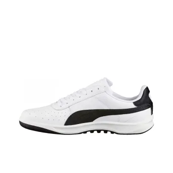 PUMA G.Vilas Slip-Resistant Cushioning Lightweight Coverage Low-Top Skateboard Shoes Men's Black White