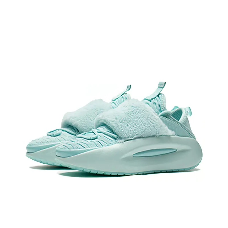 LiNing Cloud Travel Cushioning Anti Slip And Wear Resistant Rebound Low Top Sports Casual Shoes Women's Ice Clear Blue-2
