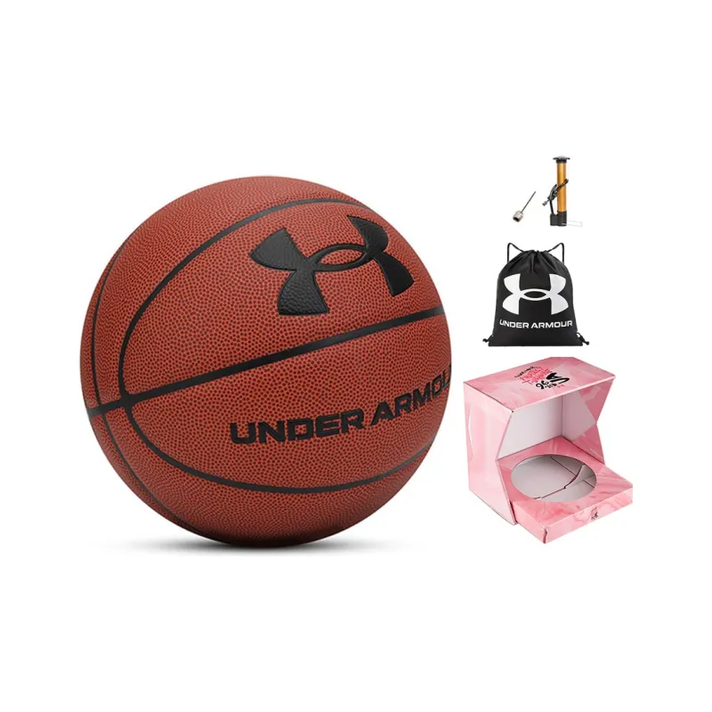 Under Armour PU Basketball Brown Size 7 Training Unisex-10
