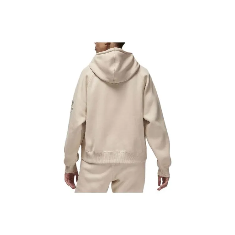 Jordan Paris Saint-Germain Brooklyn Fleece Sweatshirt Women's Khaki-1