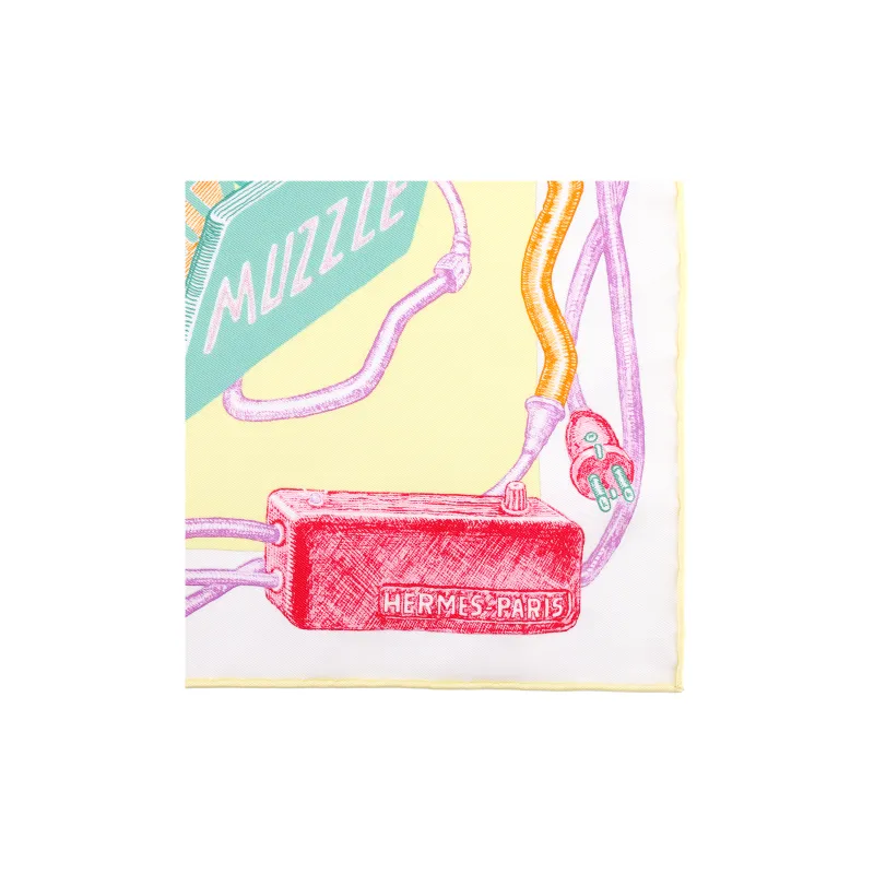 HERMES Silk Scarves Women's Yellow-1