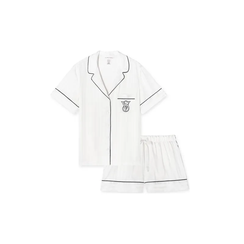Victoria's Secret Pajama Set Women's Coconut White-0