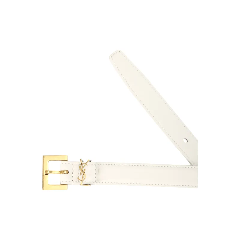 SAINT LAURENT Monogram Narrow Belt POIZON