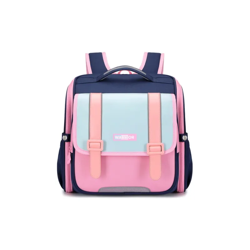 Warrior Polyester White Backpack Regular Men's Blue-4
