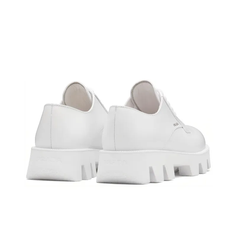 PRADA Platform Shoes Women's White-3