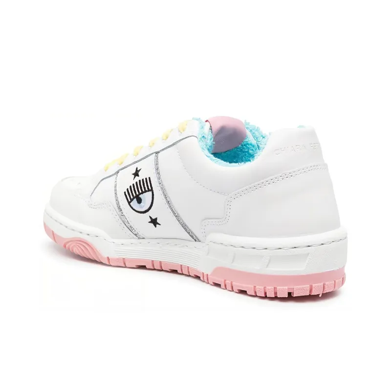CHIARA FERRAGNI Stylish Skateboarding Shoes Women's White-4