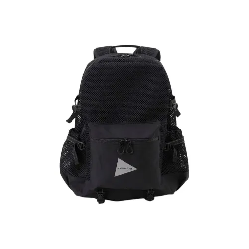 And Wander Backpacks Black