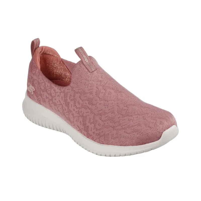 Skechers Ultra Flex Pure Spark Anti-Slip Wear-Resistant Low-Top Sports Casual Shoes Women's Pink-2