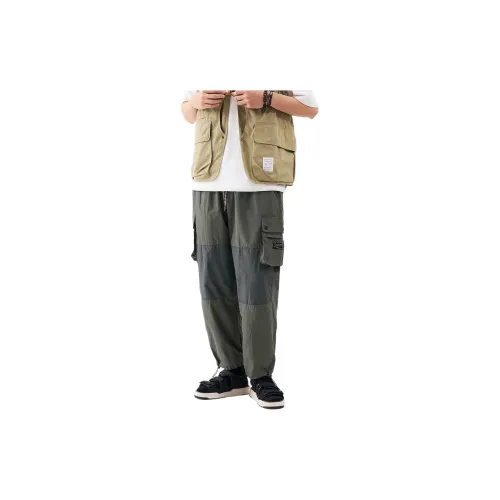 GOLDLION G+ Casual Pants Men Blue Gray