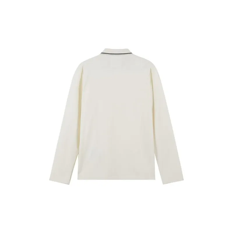 EMPORIO ARMANI FW23 Polo Shirt Unisex Vanilla White-1