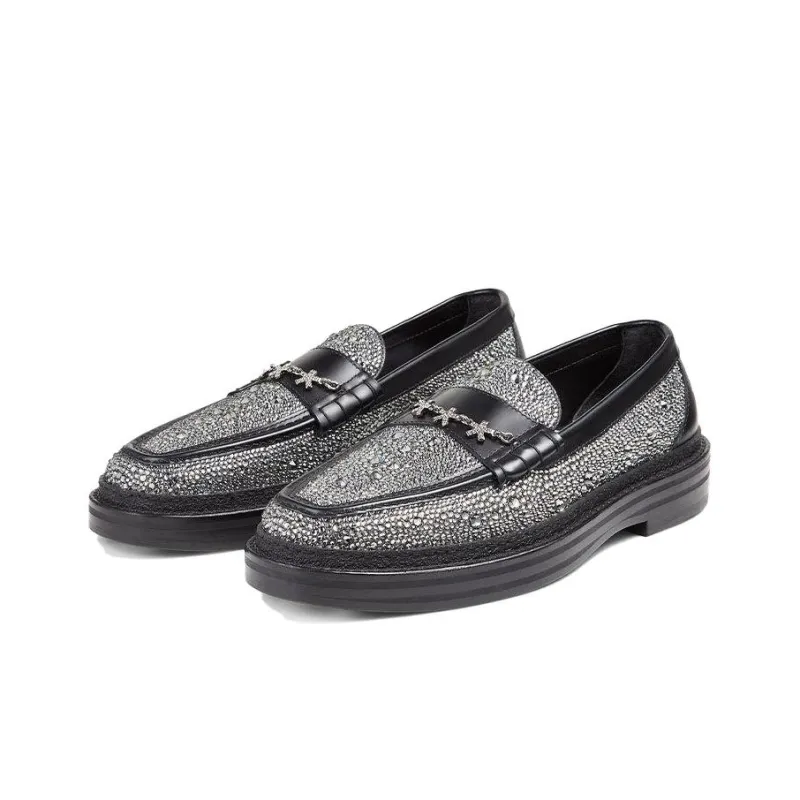 Eric Haze x Jimmy Choo Haze Ezra Men's Casual Shoes Men's Black-4