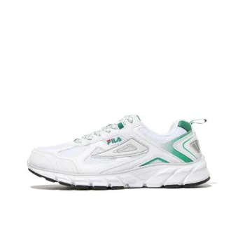FILA Cushioning Low-Top Casual Running Shoes Women's White Green