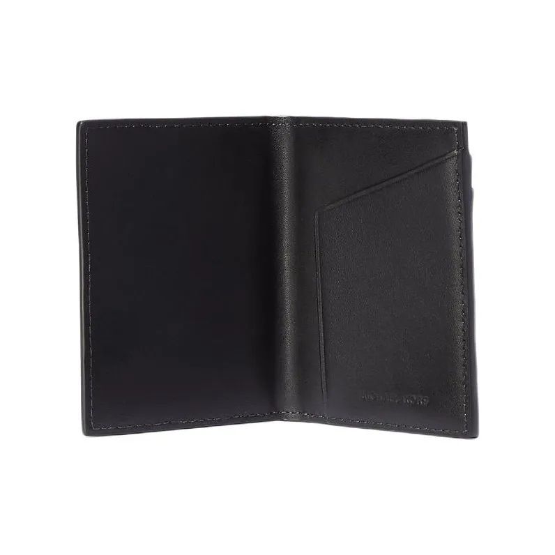 MICHAEL KORS Hudson Leather Wallet Men's Black-2