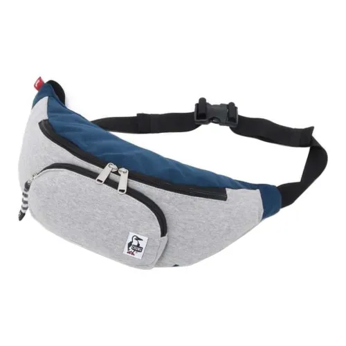 CHUMS Fanny Packs Gray With Blue Accents