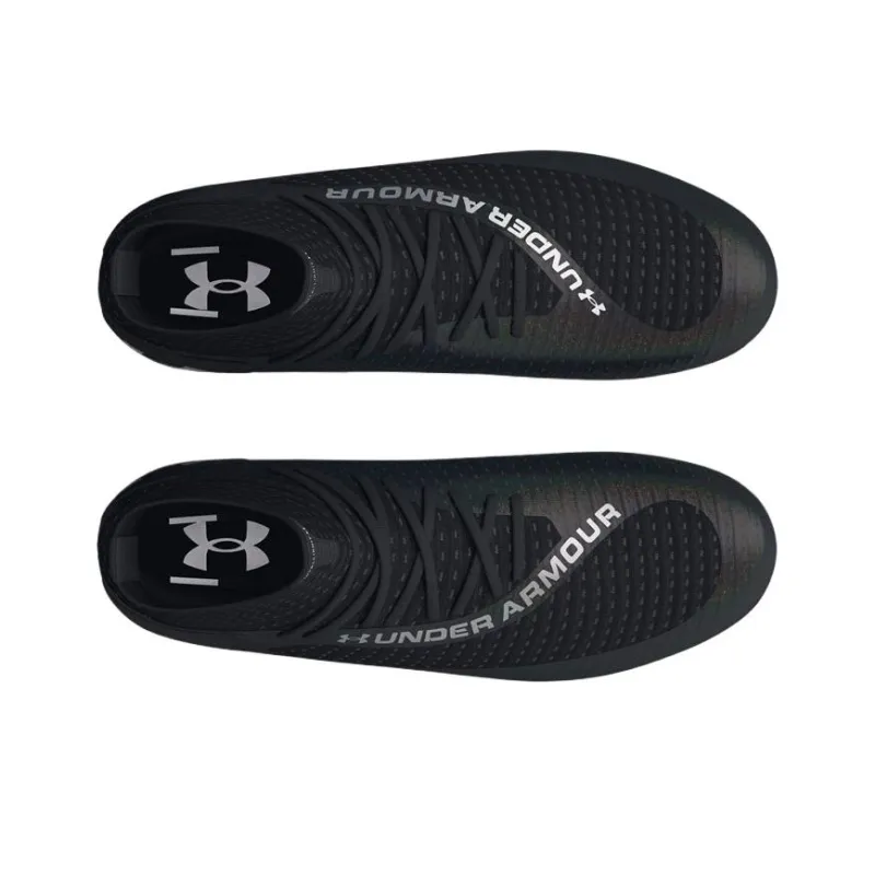 Under Armour MG Multi Ground Natural Ground Breathable Soccer Shoes Men's Black-3