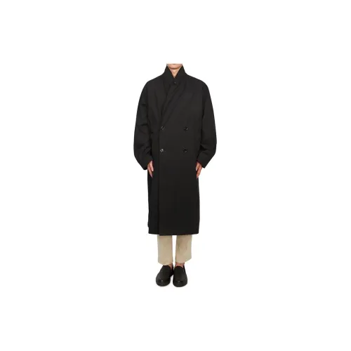 Lemaire Trench Coats Unisex Black