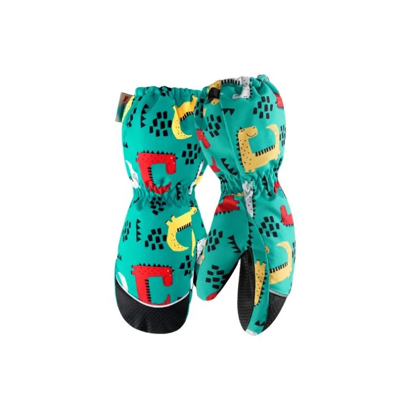 GOLOVEJOY Ski Gloves Warm Breathable Wear Resistant Windproof And Waterproof Gloves Kids'-53