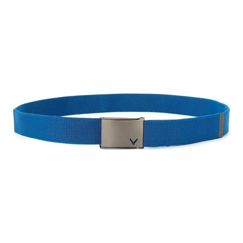 Callaway Brand Logo Belt Men's Blue Width: 4CM-1