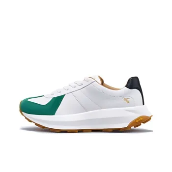 TSUBO CR Gat Cushioning Wear-Resistant Low-Top Casual Shoes Unisex White Green