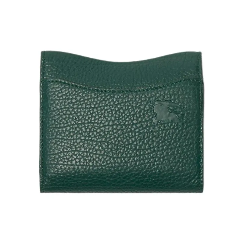 Burberry Calfskin Wallet Men's Vine Green-1