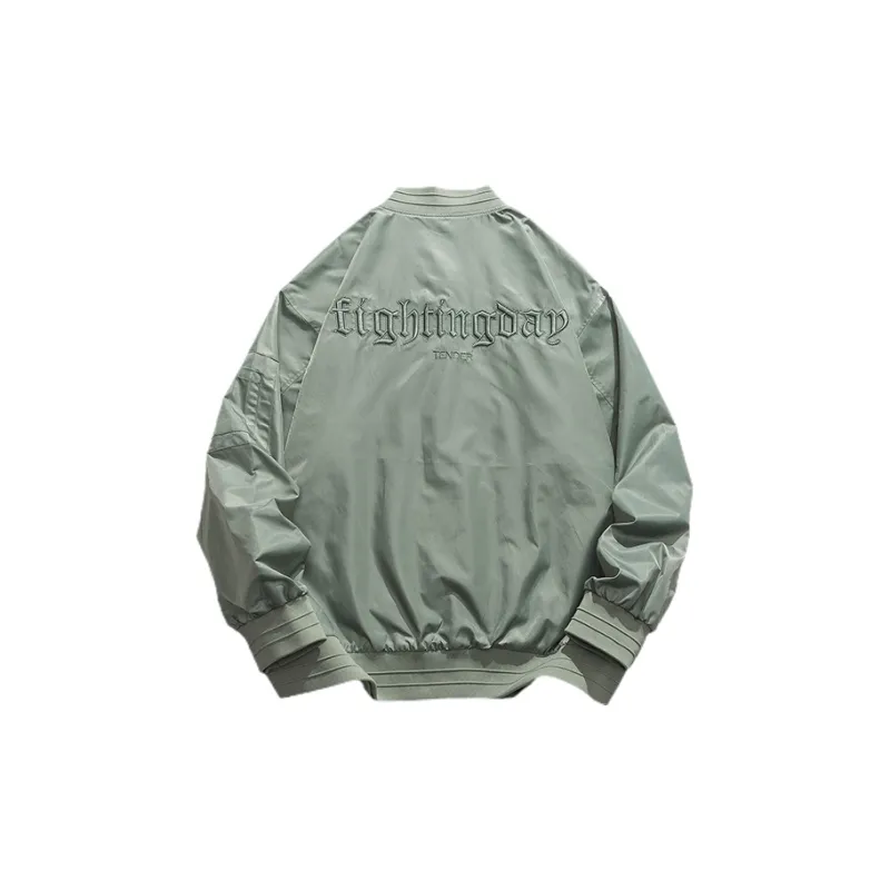 Jeep Preppy Style Loose Fit Drop Shoulder Sleeve Jackets & Coats Unisex-11