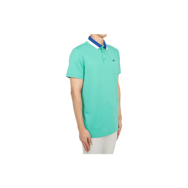J.Lindeberg Polo Shirt Men's Mint Green-2