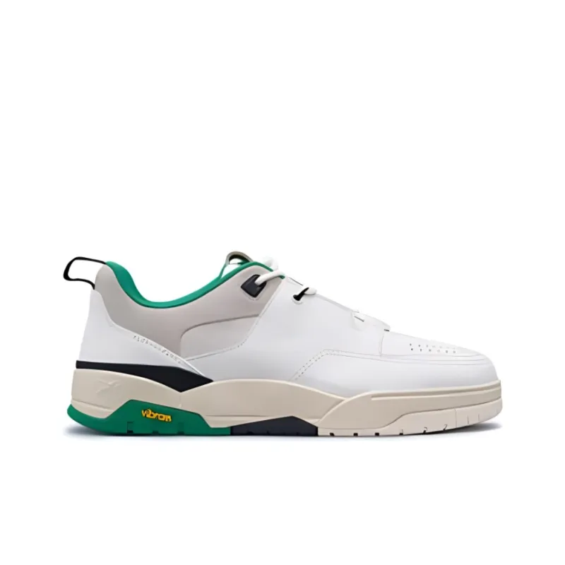 TSUBO Basketball Cushioning Wear-Resistant Low-Top Casual Shoes Unisex White Gray-1